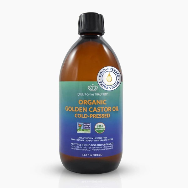 QUEEN OF THE THRONES Organic Golden Castor Oil | 100%