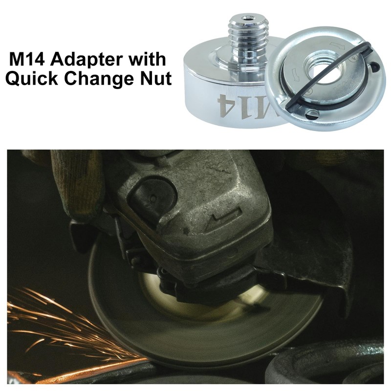 LifCratms XLOCK Adapter to M14 Thread Adapter Kit with Grinder