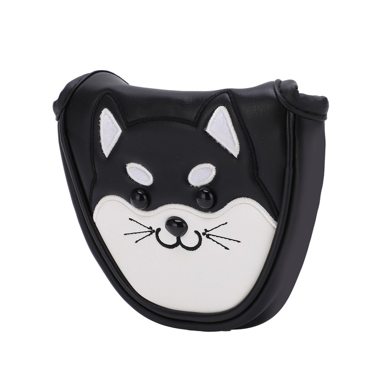 PU Leather Golf Putter Head Covers with Magnetic Closure Waterproof