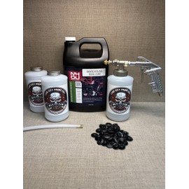 Gal NH Oil Undercoating, Pro Undercoating Gun, 360 Wand, 3 White Quart Bottle, 50 Plugs