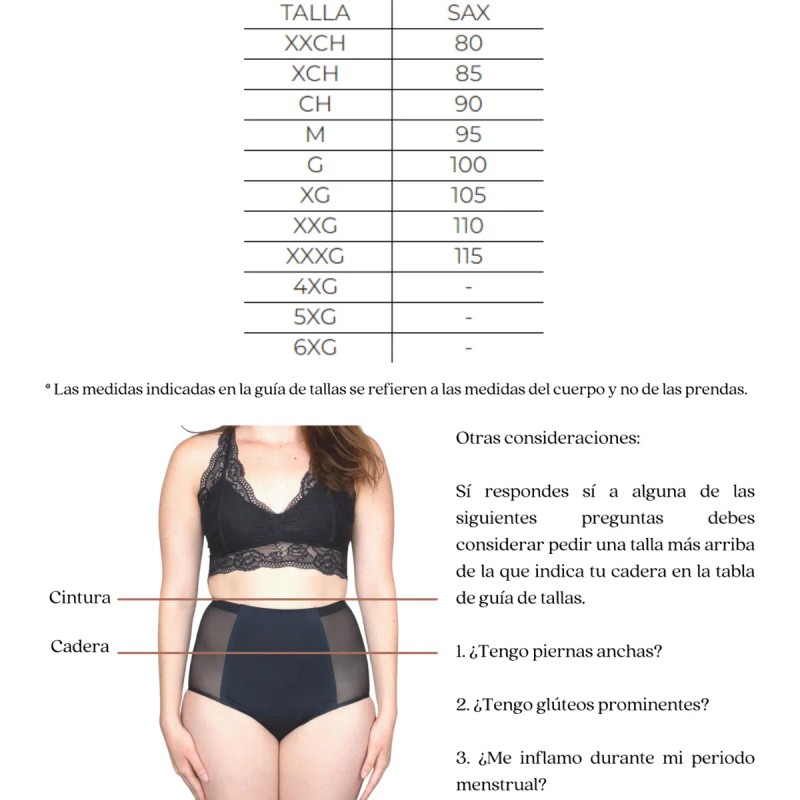 Luna Segura Calzones Menstruales Niña Abundante Pack De 3