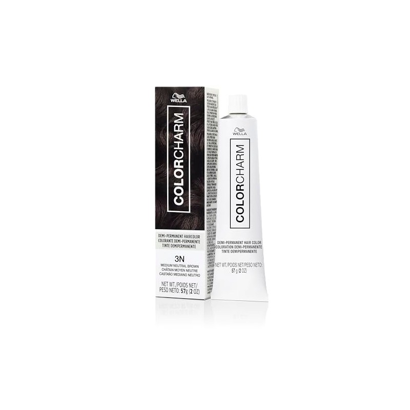 Wella colorcharm Demi-Permanent 3N Medium Neutral Brown 2 oz