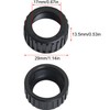 LUORNG 10PCS Ball Joint Fixed Adapter Head Holder Fixed Ring
