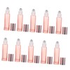 Baluue 10pcs Rollerball Bottles Essential Oil Containers Roller Portable Travel