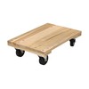Vestil HDOS-1624-12 Hardwood Solid Deck Dolly 24 In. x 16