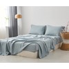 Simple&Opulence 100% Pure Linen Sheet Set Queen Size, Natural French