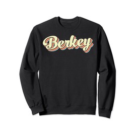Berkey TShirt Retro Art Baseball Font Vintage Sweatshirt