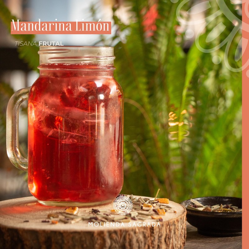 Molienda Sagrada Tisana Mandarina Limón/Infusión Herbal / 15 sachets biodegradables