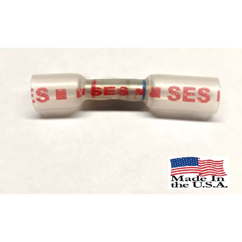 nspa 3-Way Heat Shrink Butt Connectors Red Sealed 18-22 AWG