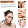 2 Pcs Nose Contour Brushes, 2-in-1 U-shaped Fluffy brush Dual-End