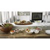 Nambé Triple Condiment Server – Alloy Trio Dish for Sauces,