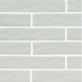 2x10 Brickstone Subway Porcelain Wall Tile for Kitchen and Bathroom Backsplash, Shower Wall Tile, Accent Wall, Fireplace Surround (Fog Gray Light, Box of 5 sq.ft)