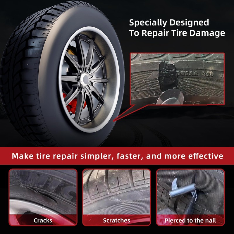 Tire Repair Glue 100ml, Tire Repair Kit, Tire Repair Rubber