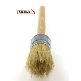 Natural Bristle Round Paint Brush 1 pcs - size fi30 mm