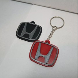 Honda Emblem Keychain JDM Keyring (2 in set Red & Black)