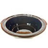 8 QT Oval Slow Cooker Ceramic Pot with Glass Lid