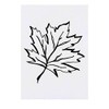 'Sycamore Tree Leaf' Temporary Tattoo - Water Resistant, Skin-Safe, Non-Toxic