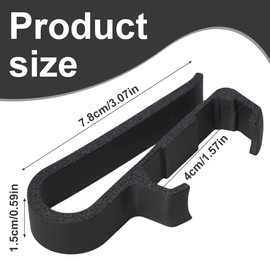 LQIOACU Sun Visor Holder for Ooono Co-Driver No1 Clip for Sun Visor Holder, Pack of 2, multicoloured