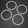 4PCS Bling Car Speaker Cover Vehicle Door Audio Speaker Reflective