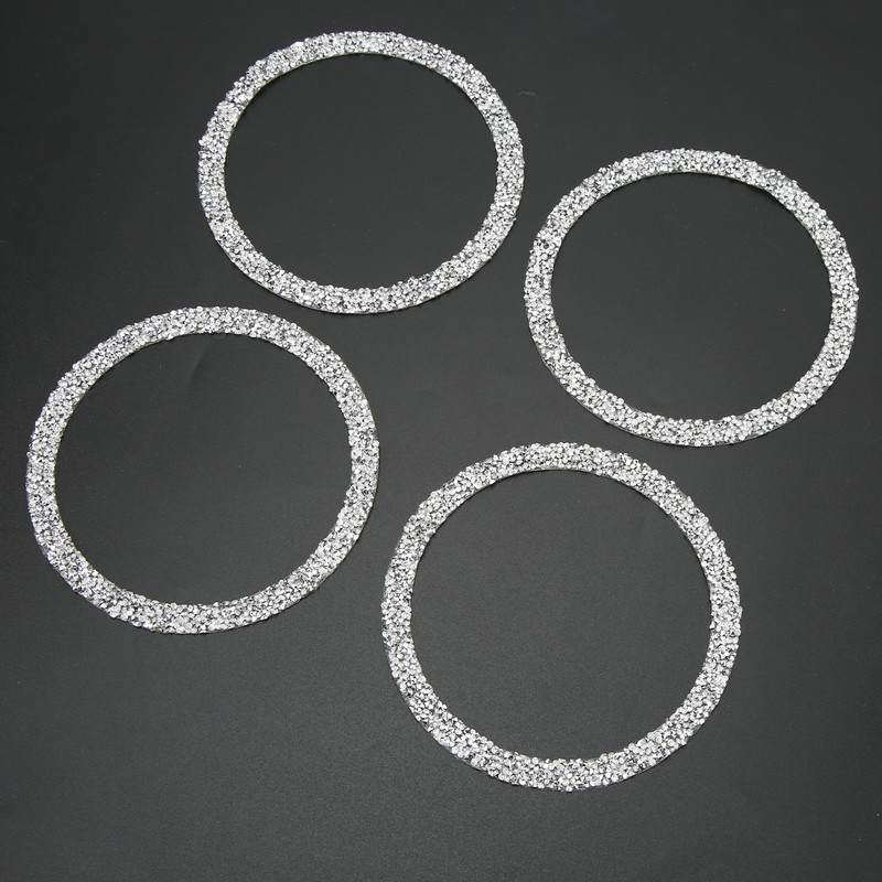 4PCS Bling Car Speaker Cover Vehicle Door Audio Speaker Reflective
