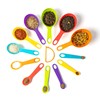 Mitavo 12 Piece Kitchen Measuring Cup Set, Measuring Spoon Set,