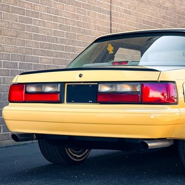 SpoilerKing Trunk Lip Spoiler (244L) Compatible with Ford Mustang Notchback 1979-1993