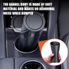 Sandfren Car Trash Can, Leakproof Mini Automotive Garbage Bin Side