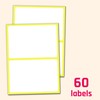 150 x 100 mm, 60 Pieces - Large White Sticky