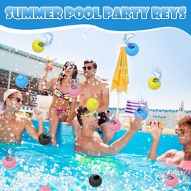 ZOBMIO Water Bombs Reusable, Pack of 12 Water Bombs, Self-Closing, One Second Quick Filling, Summer Fun Water Toy, for Beach, Pool Party, Outdoor Games for Children