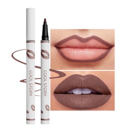 COOL STORY Matte Lip Liner Pencil - Waterproof, Non-Fading, Long-Lasting Plump Effect for Fuller Lips Makeup, Soft & Smooth Texture Easy Glide Lipstick (11#, Pack of 1)