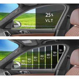 AUTOTEK Precut Window Tint Film Front Two Door Windows Tint Film Cars Sun Blocking Protection Privacy Anti Shatter Glass 2Ply Computer Cut 25% Tint Shade for GMC Sierra 1500 Extended 2019-2024