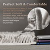 RUN HELIX Bath Mat Set, Soft Chenille Non-Slip Bath Mat,