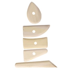 DOITOOL 5pcs Pottery Tool Set Durable Clay Modelling Tools for Sculpting and Shaping for DIY Pottery Projects for Craft Enthusiasts and Artists