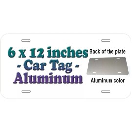 Eve Flying Aluminum Car Tag Novelty License Plate