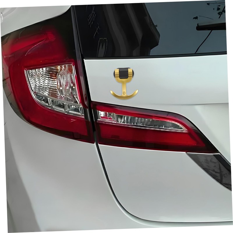 ULTECHNOVO Golden Car Towing Hook Shaped Auto Trailer Ring Unique