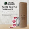 GreenWay 0.15oz / 4.25g Kraft Paperboard Lip Balm Tubes with