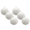 DARO DEKO Christmas Baubles with Snow Diameter 7 cm –