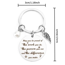 Graduation Gifts for Her, Best Friend Keyring, End of Year Gifts for Children, Inspirational Gifts for Women, Thank You Gifts for Women, Positivity Gifts Motivational Gifts for Birthday Christmas