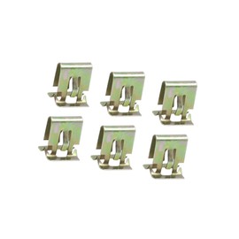 TUCKBOLD Car Dashboard Retainer Instrument Panel Metal Clips 12 x 15mm 6pcs Automotive Parts