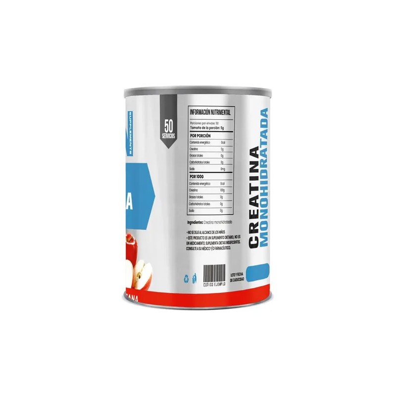 Creatina Monohidratada En Polvo 250g D-mon 50 Servicios