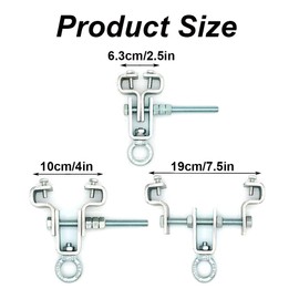 Boxing Punching Bag Hanger, Adjustable Heavy Punching Bag Accessories I-Beam Steel Beam Clamp Holder for 63mm to 190mm Beams