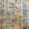 LushFabric Nautical KNOTS Fabric Anchor Print Curtain Material for Dress