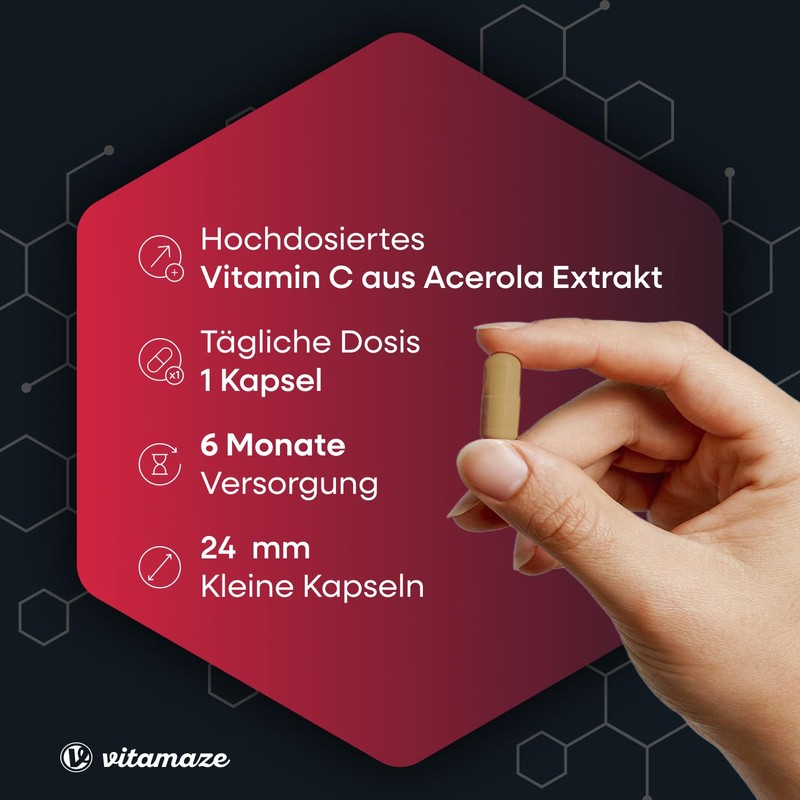 Vitamin C High Dose 160 mg Natural from 660 mg