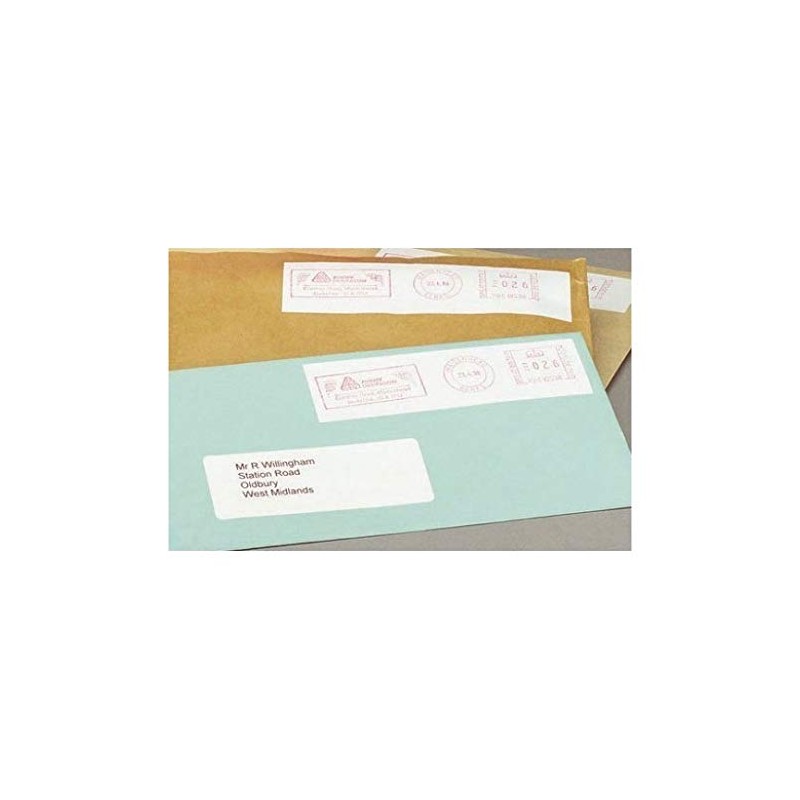 Avery FSC Franking Labels, Manual Feed, 2 Labels Per Sheet,
