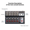 MIX5210 Sound Mixer Digital Mixer 10 Channel Compact Studio Mixer