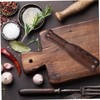 LIFKOME 1Pc Wooden Garlic Pestle Ergonomic Kitchen Grinding Tool for