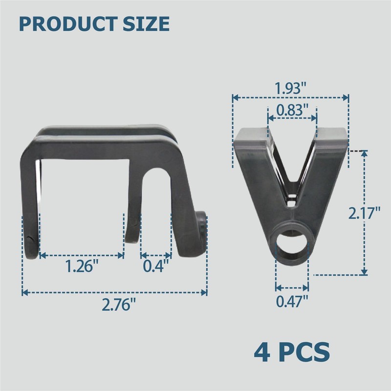 LODMOD Marine Fender Hanger - Boat Hook & Rod Holder