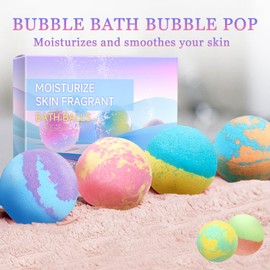 Bath Bombs Gift Set,18 Pcs Bubble Shower Fizzies for Skin Moisturizing,Long Lasting Scented Rich Bubbles Spa Bath Bombs for Women and Men,Bath and Body Works Gift Set for Birthday and Mothers day