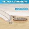 HURRISE Tira Protectora De Bordes Transparentes, Cinta Protectora De Borde,