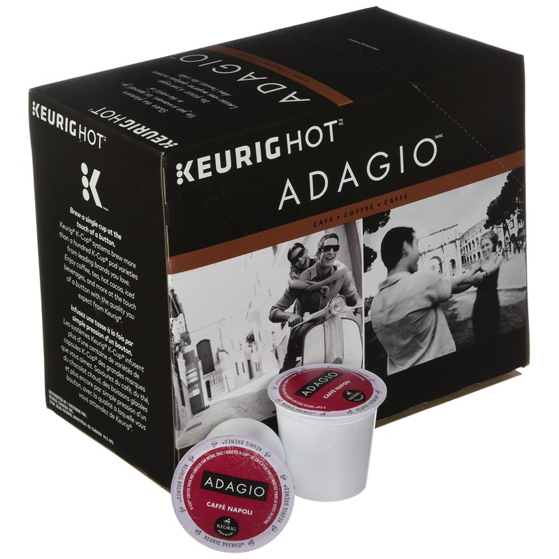 Adagio Caffe Napoli - Dark Roast Coffee K-Cup Portion for